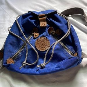 Kipling blue small backpack limited edition